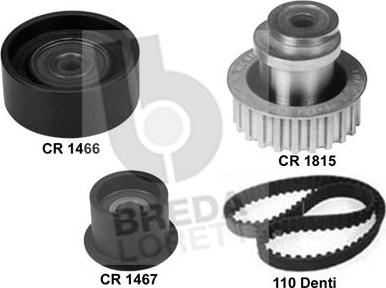 Breda Lorett KCD0717 - Set curea de distributie - allinparts.ro