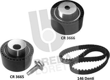 Breda Lorett KCD0733 - Set curea de distributie - allinparts.ro