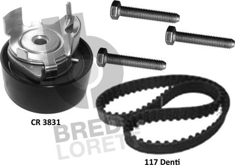 Breda Lorett KCD0724 - Set curea de distributie allinparts.ro