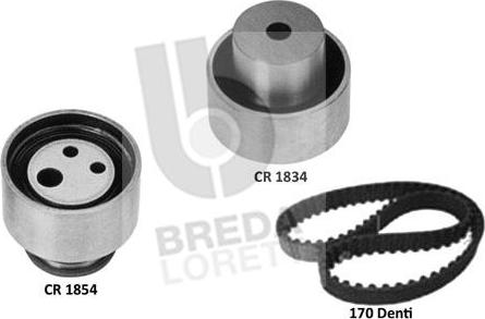 Breda Lorett KCD0722 - Set curea de distributie - allinparts.ro