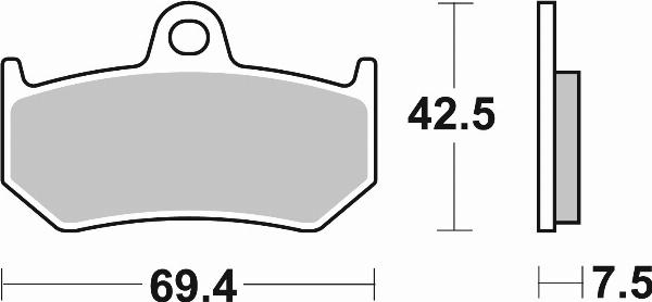 Brembo 07GR35SP - Set placute frana,frana disc - allinparts.ro