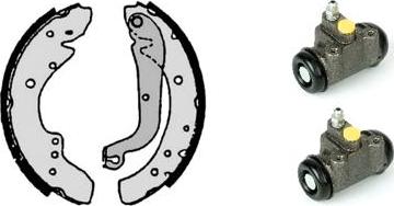 Brembo H 68 058 - Set saboti frana - allinparts.ro