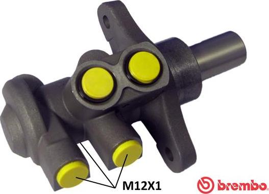 Brembo M 24 116 - Pompa centrala, frana - allinparts.ro