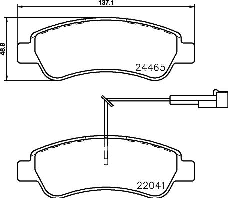 Brembo P 61 125 - Set placute frana,frana disc - allinparts.ro