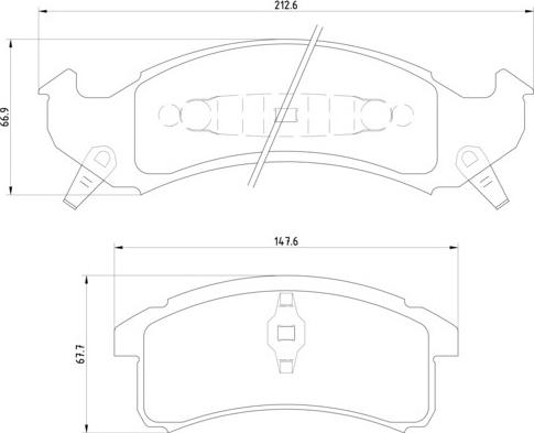 Brembo P 09 002 - Set placute frana,frana disc - allinparts.ro