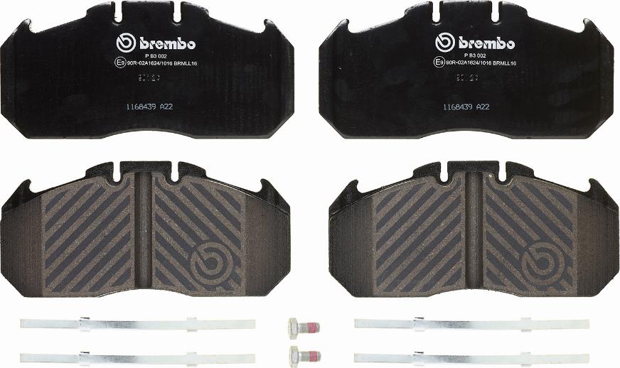 Brembo P B3 002 - Set placute frana,frana disc allinparts.ro