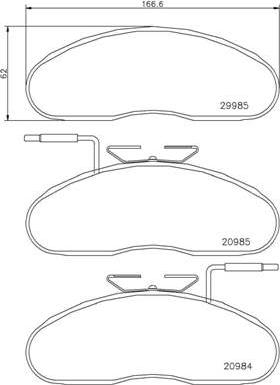 Brembo P B7 002 - Set placute frana,frana disc allinparts.ro