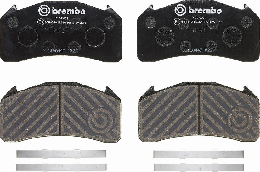 Brembo P C7 009 - Set placute frana,frana disc allinparts.ro