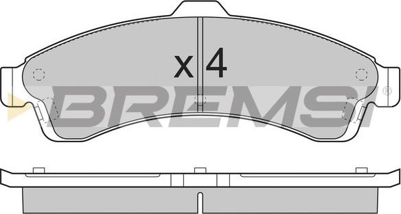 Bremsi BP3308 - Set placute frana,frana disc - allinparts.ro