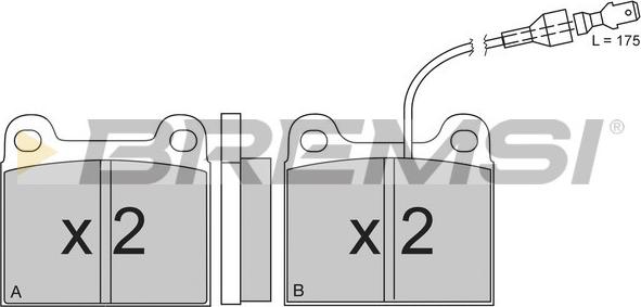 Bremsi BP2131 - Set placute frana,frana disc allinparts.ro