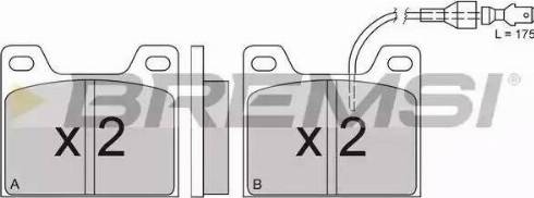 Bremsi BP2129 - Set placute frana,frana disc - allinparts.ro