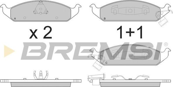 Bremsi BP2837 - Set placute frana,frana disc allinparts.ro