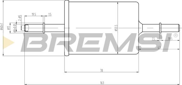 Bremsi FE0062 - Filtru combustibil - allinparts.ro