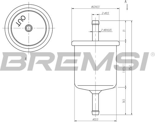 Bremsi FE1514 - Filtru combustibil allinparts.ro