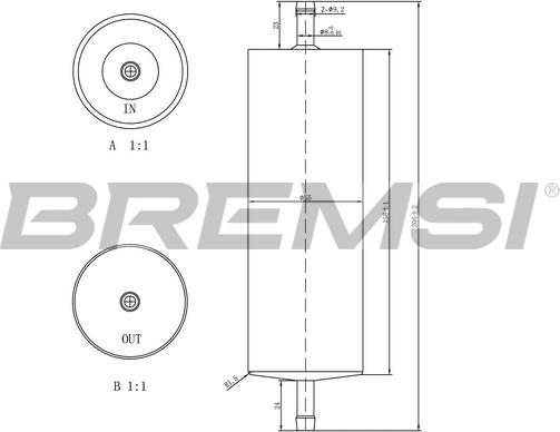 Bremsi FE1520 - Filtru combustibil allinparts.ro