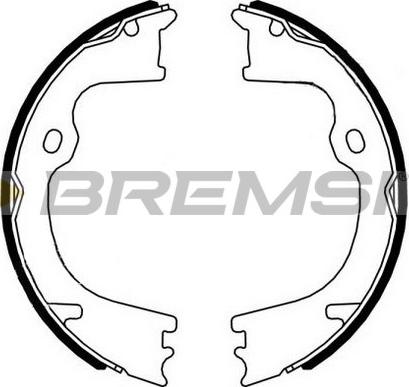 Bremsi GF4962 - Set saboti frana, frana de mana - allinparts.ro