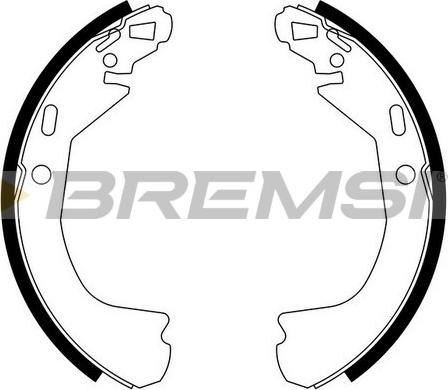 Bremsi GF4636 - Set saboti frana allinparts.ro