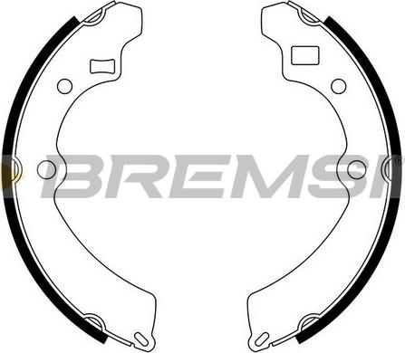 Bremsi GF0907 - Set saboti frana - allinparts.ro