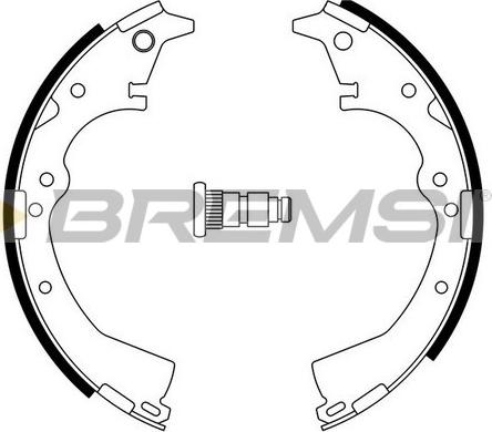 Bremsi GF0938 - Set saboti frana allinparts.ro