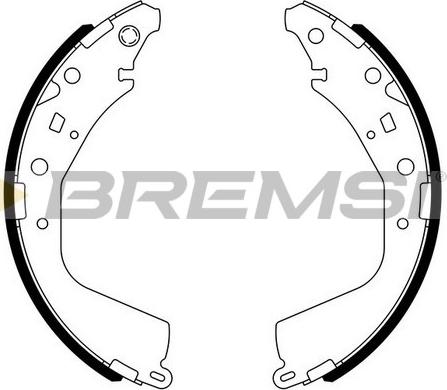 Bremsi GF0975 - Set saboti frana allinparts.ro