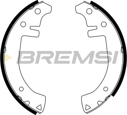 Bremsi GF0401 - Set saboti frana - allinparts.ro