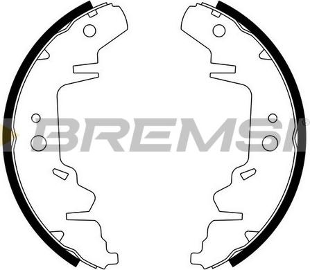 Bremsi GF0426 - Set saboti frana allinparts.ro