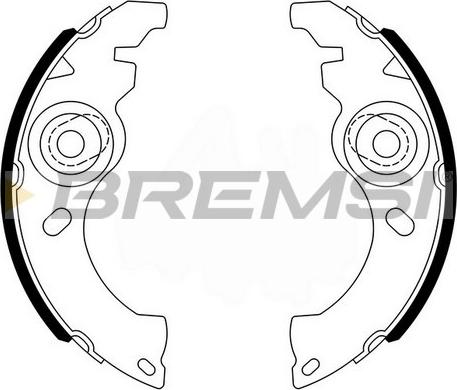 Bremsi GF0511 - Set saboti frana allinparts.ro