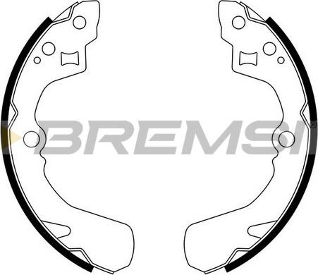 Bremsi GF0660 - Set saboti frana - allinparts.ro