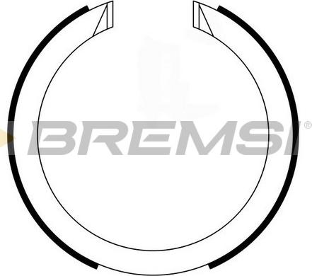 Bremsi GF0634 - Set saboti frana, frana de mana allinparts.ro