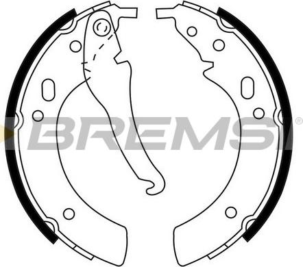 Bremsi GF0074 - Set saboti frana - allinparts.ro