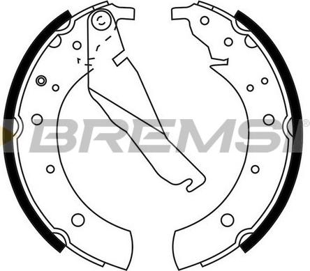 Bremsi GF0075 - Set saboti frana - allinparts.ro