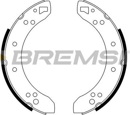 Bremsi GF0198 - Set saboti frana allinparts.ro