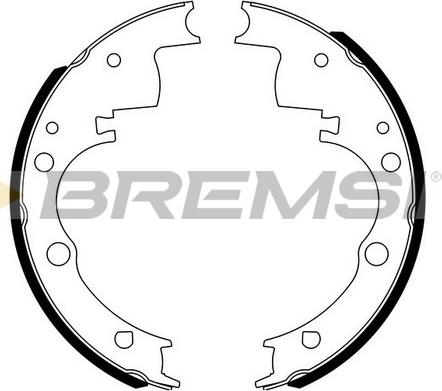 Bremsi GF0212 - Set saboti frana allinparts.ro