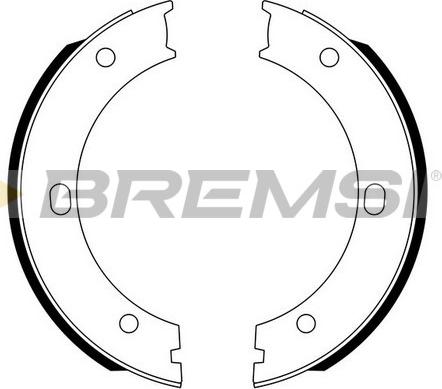 Bremsi GF0131 - Set saboti frana, frana de mana - allinparts.ro