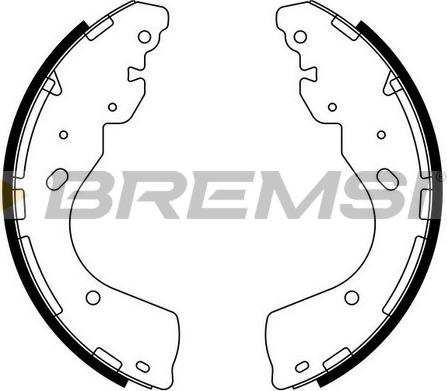 Bremsi GF0877 - Set saboti frana allinparts.ro