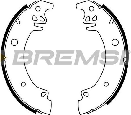 Bremsi GF0376 - Set saboti frana - allinparts.ro