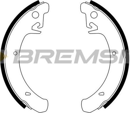 Bremsi GF0283 - Set saboti frana - allinparts.ro