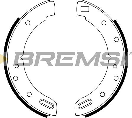 Bremsi GF0270 - Set saboti frana - allinparts.ro