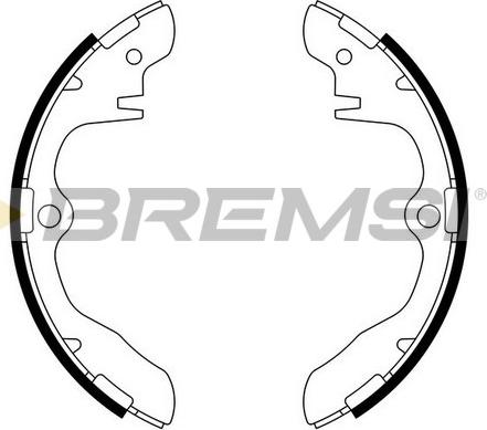 Bremsi GF0782 - Set saboti frana - allinparts.ro