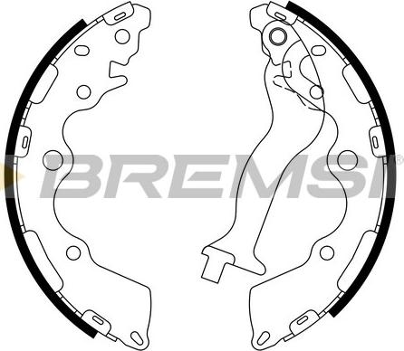 Bremsi GF1118 - Set saboti frana - allinparts.ro