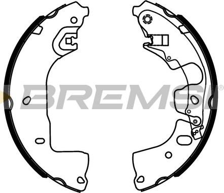 Bremsi GF1121 - Set saboti frana allinparts.ro