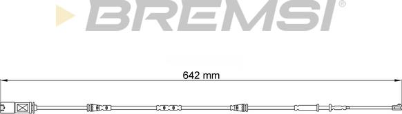 Bremsi WI0905 - Senzor de avertizare,uzura placute de frana - allinparts.ro