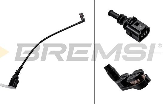 Bremsi WI0411 - Senzor de avertizare,uzura placute de frana allinparts.ro