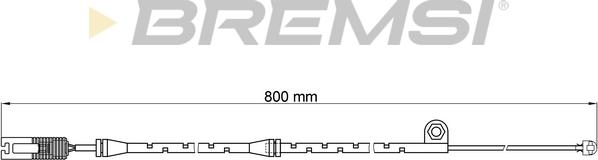 Bremsi WI0584 - Senzor de avertizare,uzura placute de frana - allinparts.ro