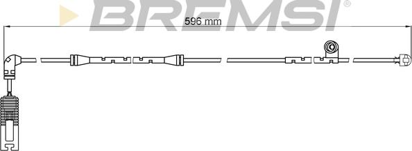 Bremsi WI0581 - Senzor de avertizare,uzura placute de frana - allinparts.ro