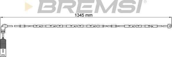 Bremsi WI0582 - Senzor de avertizare,uzura placute de frana - allinparts.ro