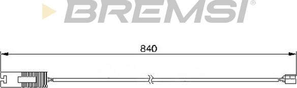 Bremsi WI0535 - Senzor de avertizare,uzura placute de frana - allinparts.ro