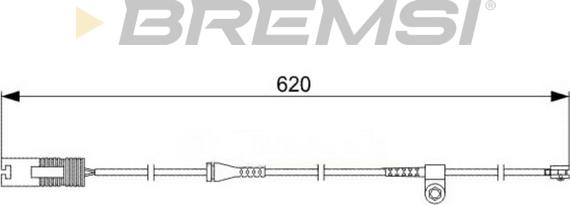 Bremsi WI0531 - Senzor de avertizare,uzura placute de frana - allinparts.ro