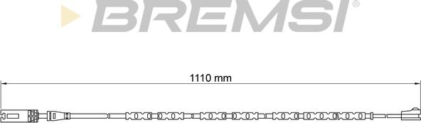 Bremsi WI0691 - Senzor de avertizare,uzura placute de frana - allinparts.ro