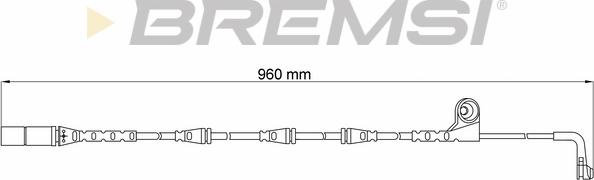 Bremsi WI0641 - Senzor de avertizare,uzura placute de frana - allinparts.ro